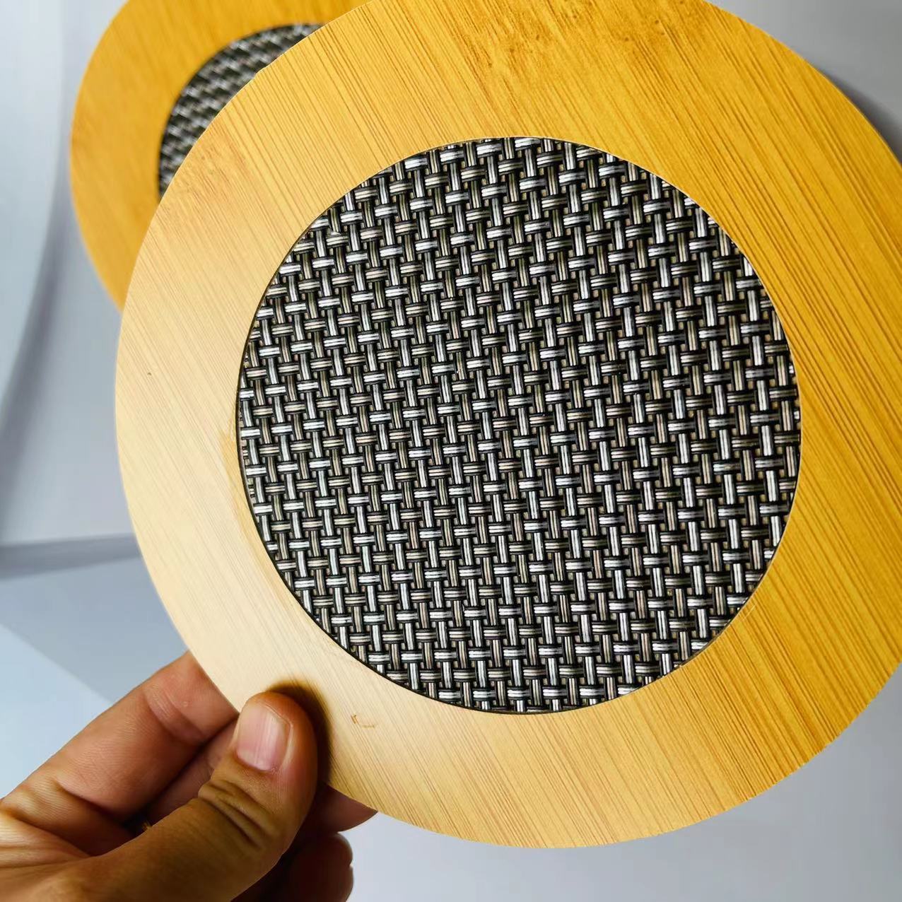 Round Bamboo Heat Resistant Mat For Kitchen
