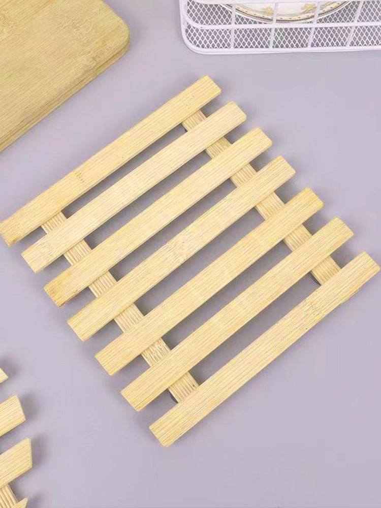 Bamboo Trivet Heat Resistant Coaster Table Mat