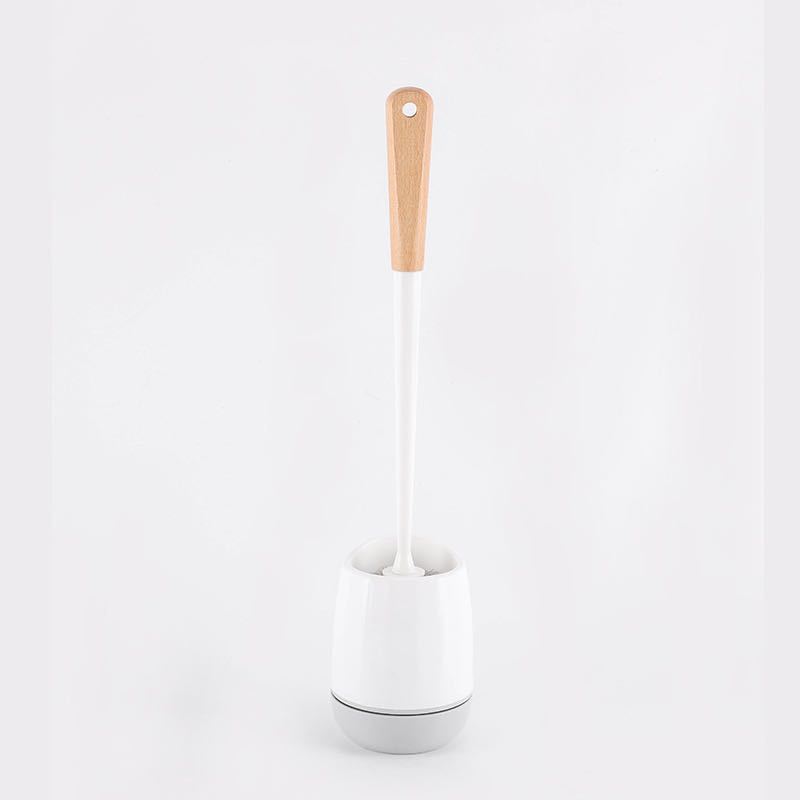 Long Handle Wall Mounted Wooden Toilet Brush