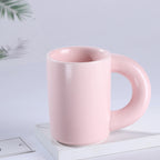 Big Ear Mug with Crooked Handle, Water Cup, Coffee Cup