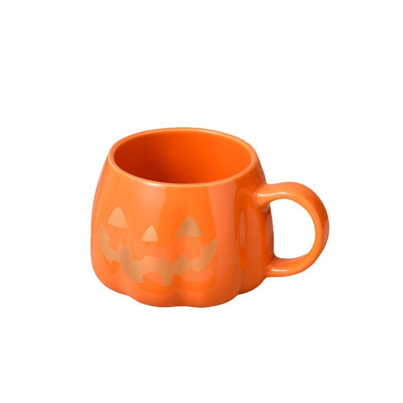 Creative Halloween Gift Pumpkin Ceramic Mug