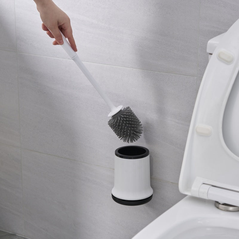 Soft Silicone Wall Mounted Toilet Cleaning Brush