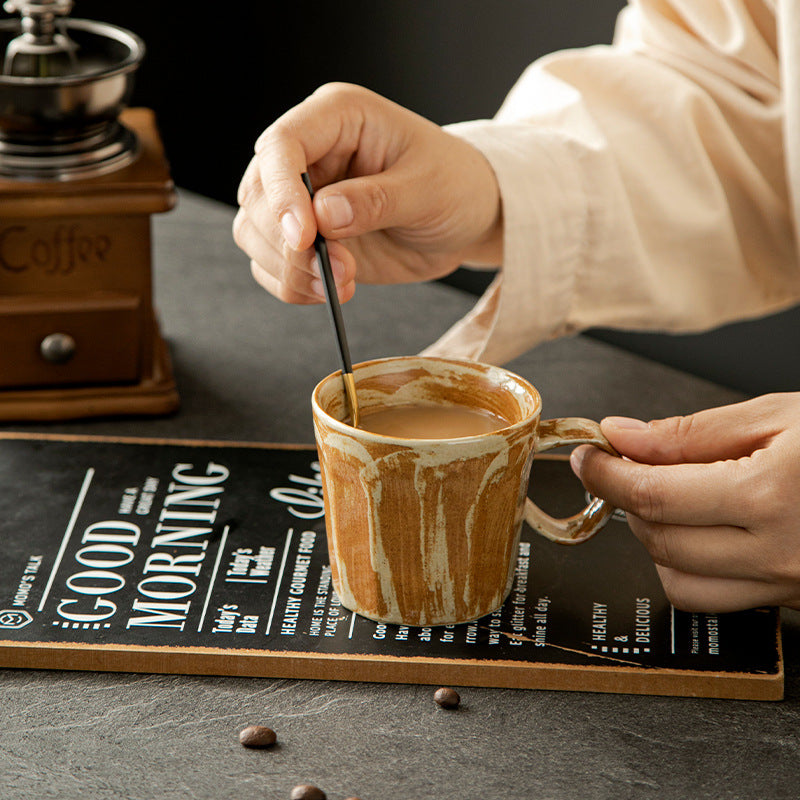 Retro and artistic ceramic water cup