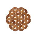Bamboo Heat Resistant Trivet Round Table Mat