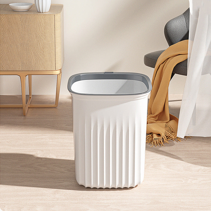 Elegant and luxurious square trash can for home living room