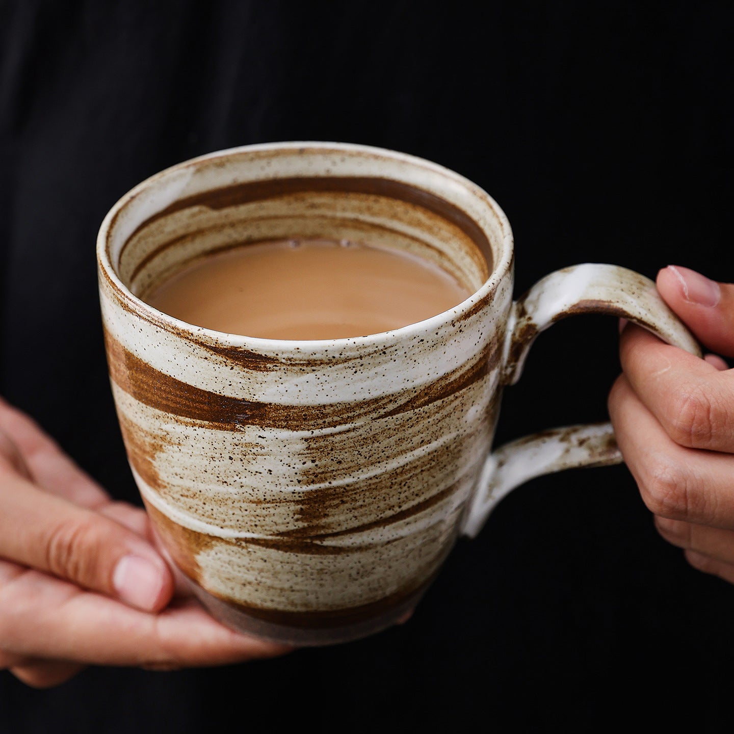Coarse pottery kiln-fired mug, coffee mug, creative and unique retro tea mug