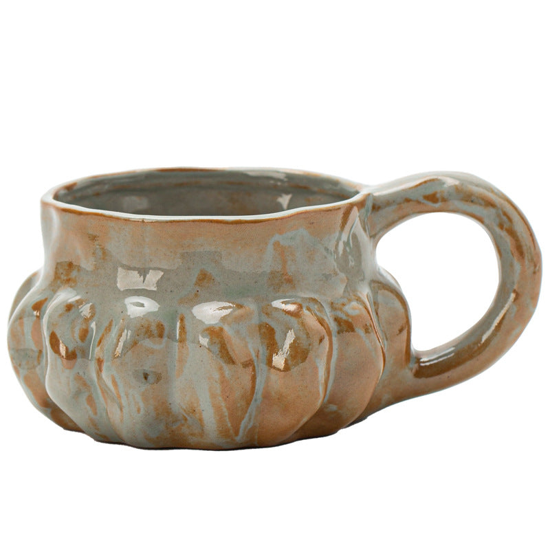 High-quality ceramic kiln-fired relief mug