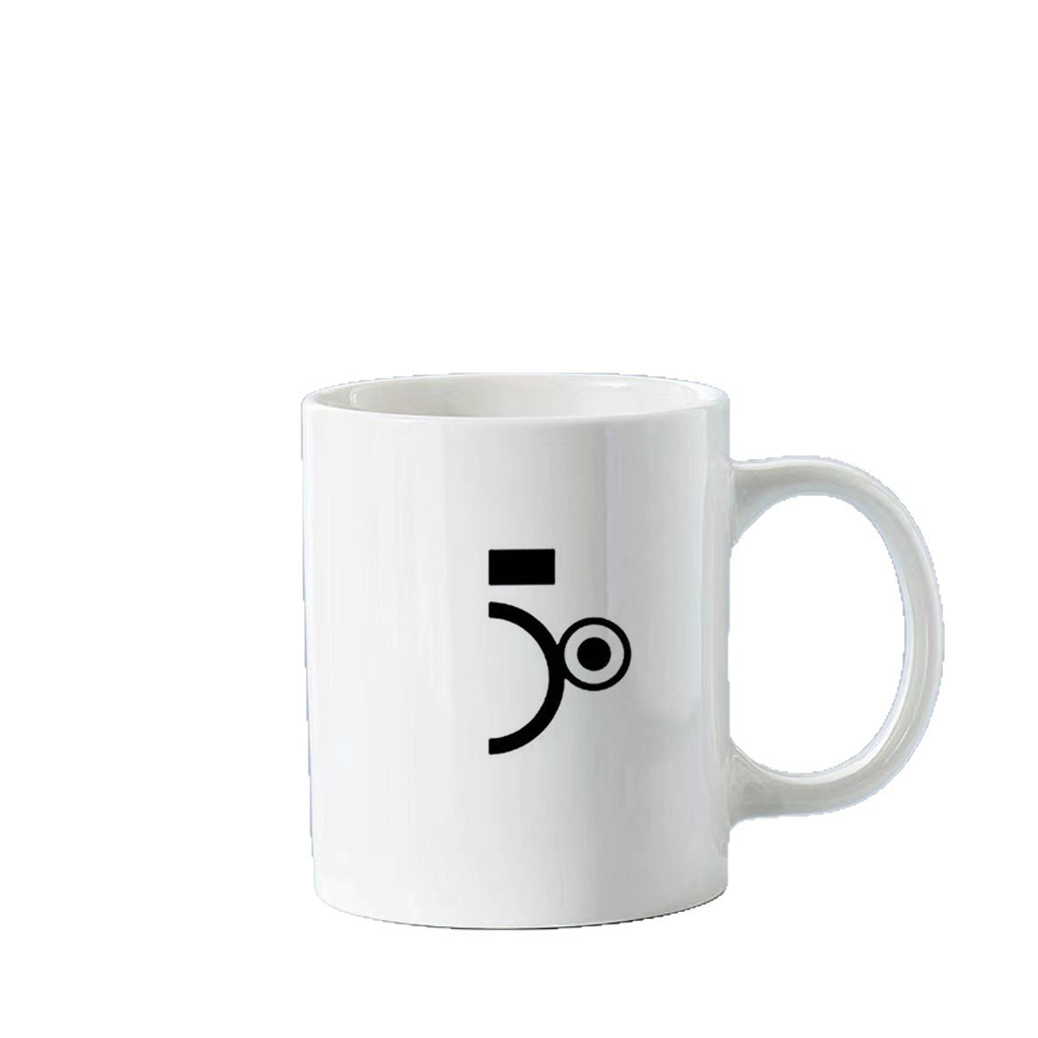 New straight-sided ceramic mug